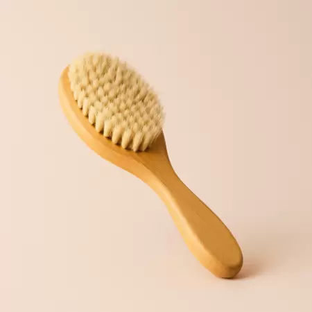 Escova de Bambu e Cerdas Naturais
